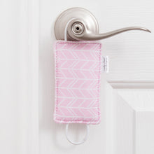 The Original Cushy Closer Door Cushion- Charlotte Pink | No More Noisy Doors! | Door Latch Cover- Baby Safety for Quiet Doors